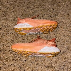 Hoka One One Orange Sneakers